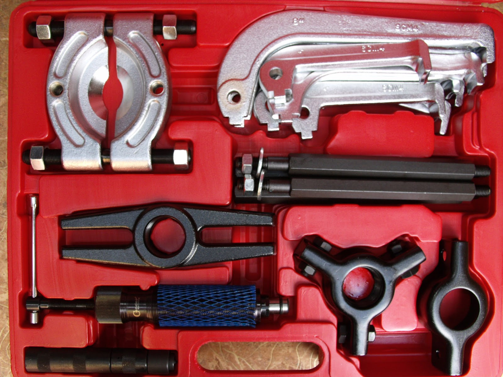 Hidraulikus csapágylehúzó készlet