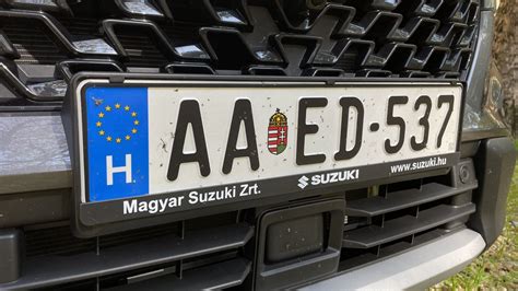 Új rendszám Magyarországon