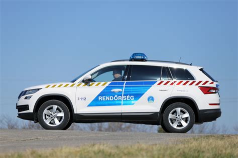 Škoda Kodiaq rendőrautó