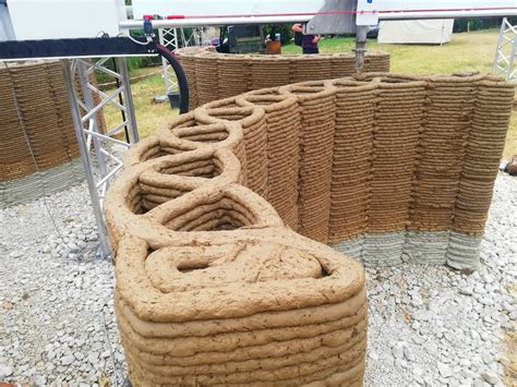 3D nyomtatott vályogház