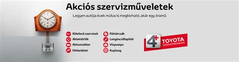 4+ Toyota Szervizprogram