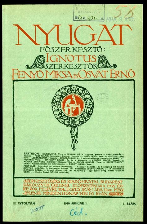 A Nyugat folyóirat emblémája