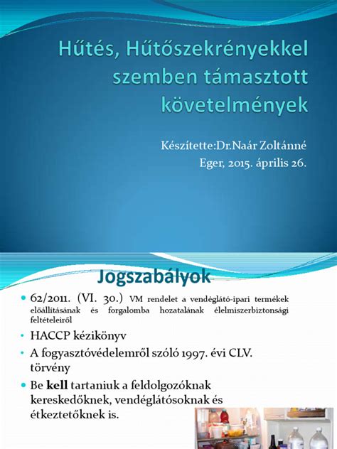 A hengerfejcsavarral szemben állított követelmények