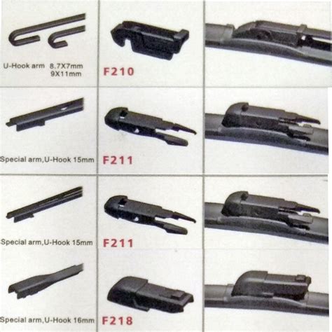 Ablaktörlő lapát csatlakozók