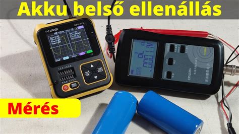 Akkumulátor teszt multiméterrel