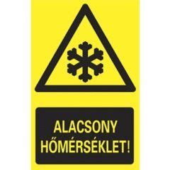 Alacsony hőmérséklet figyelmeztetés