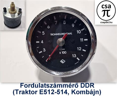 Alapáron fordulatszámmérő nélküli műszercsoport