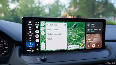 Android Auto felülete