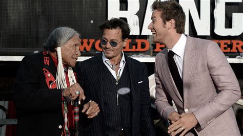 Armie Hammer és Johnny Depp a filmben