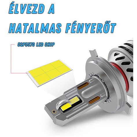 Autó LED fényszóróval