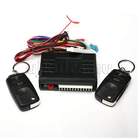 Autó központi zár rendszer felépítése