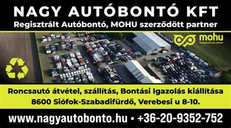 Autóbontó átvétel árak