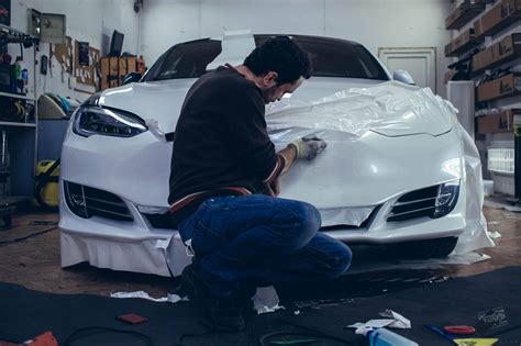 Autófóliázás folyamata