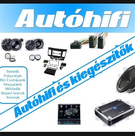 Autóhifi tartozékok