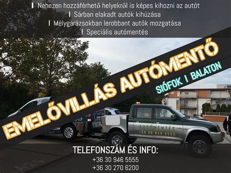 Autómentés Siófok