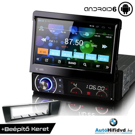 Autórádió 1 DIN méretben