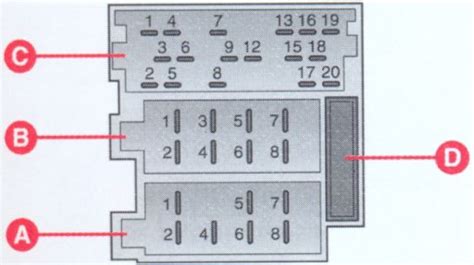 Autórádió bekötési rajza