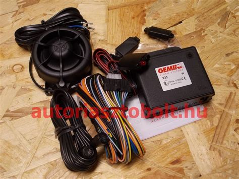 Autóriasztó beszerelése