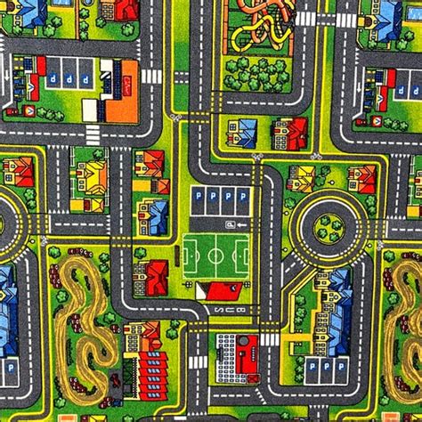 Autós játszószőnyeg