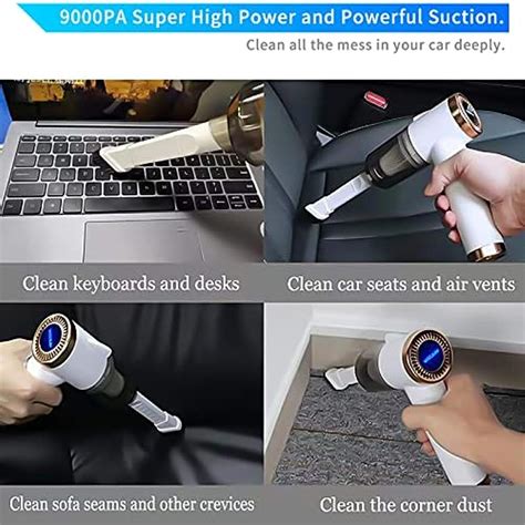 Autós porszívó használatban