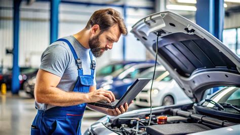 Autószerelő diagnosztikai eszközökkel