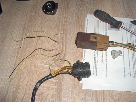 Autótükör vezetékei