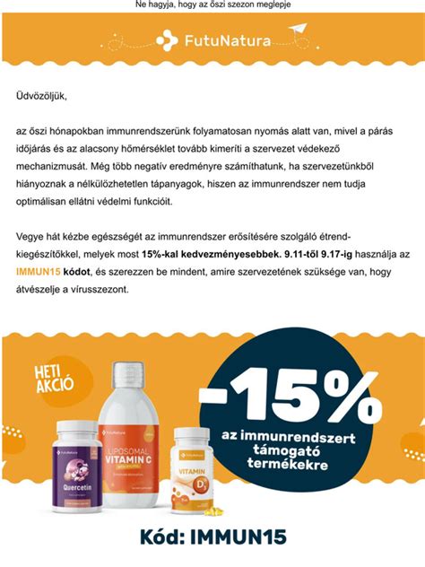 Az immunrendszer támogatása