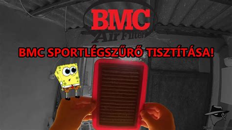 BMC Sportlégszűrő Tisztítása