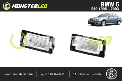 BMW E39 rendszámtábla világítás
