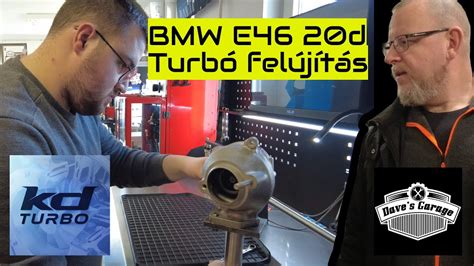 BMW E46 320d turbó felújítás