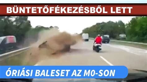 Baleset az M0-son