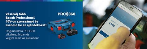 Bosch PRO360 alkalmazás