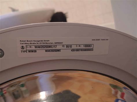 Bosch mosogatógép adattábla