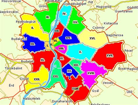 Budapest XVII. kerület térképe