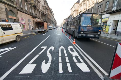 Buszsáv használata