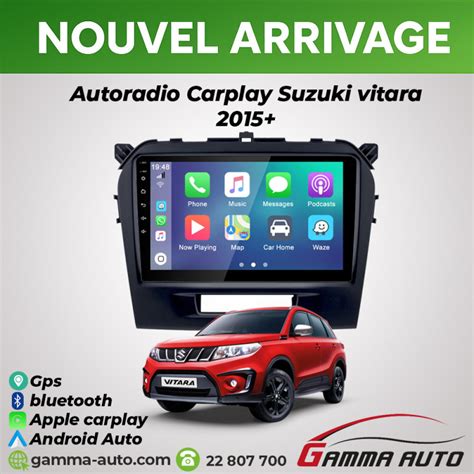 CarPlay a Suzuki Vitara kijelzőjén