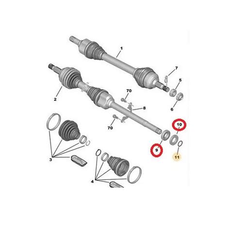 Citroen Jumper féltengely