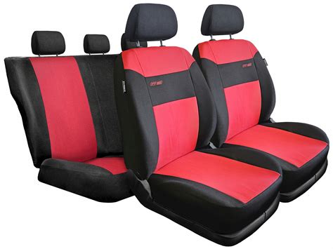ComfortTex autó üléshuzat Red/Black dizájn