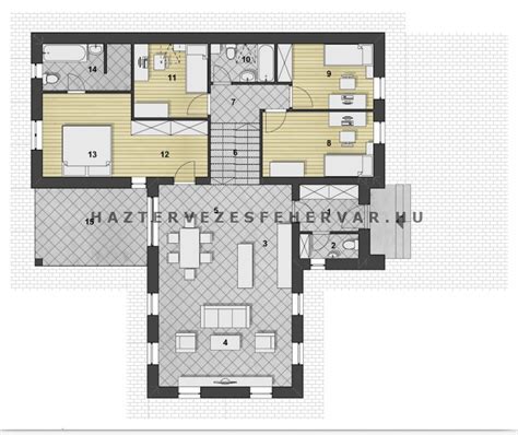 Családi ház alaprajza