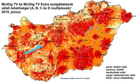 DVB-T lefedettség Magyarországon