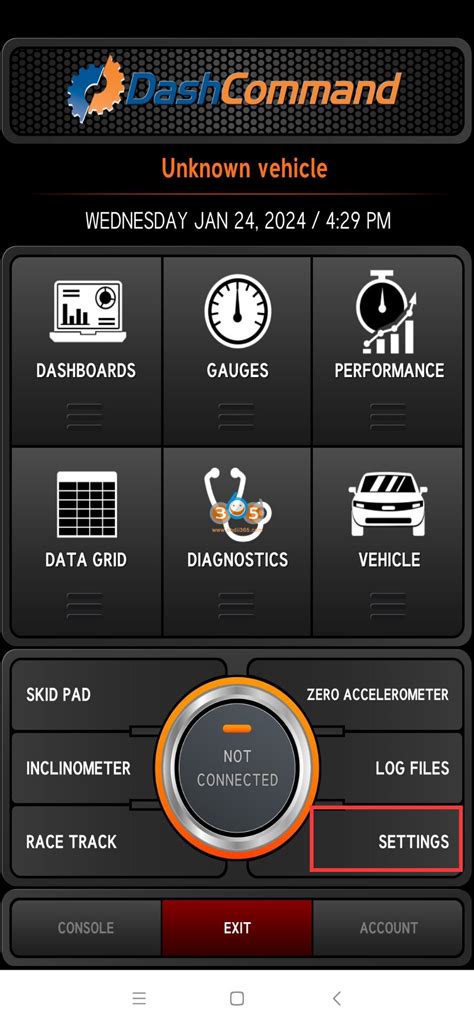 DashCommand alkalmazás