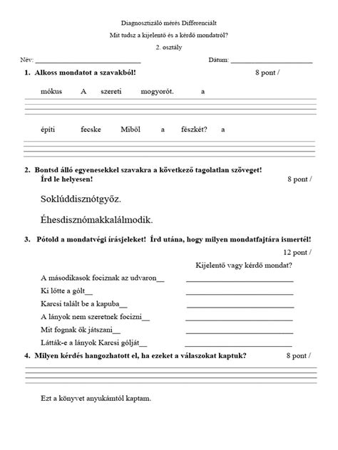 Diagnosztikai mérés