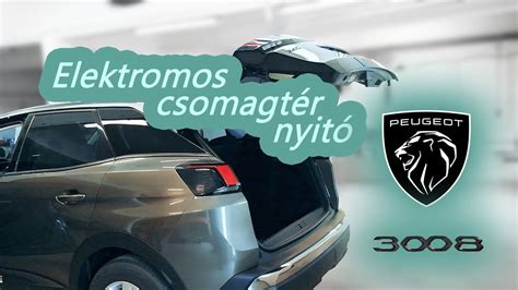 Elektromos csomagtérnyitó beszerelés