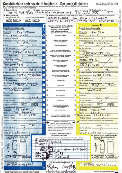 Európai baleseti bejelentő