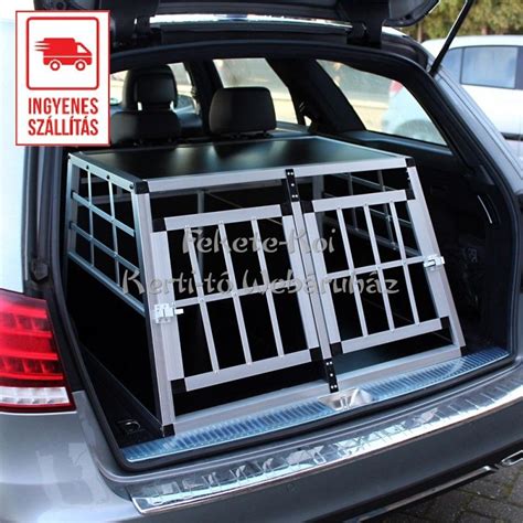 Fém kutyaszállító box