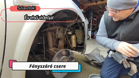 Fényszóró lencse csere folyamata