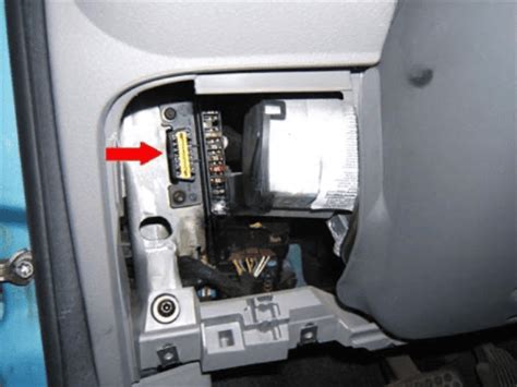 Fiat Panda OBD csatlakozó helye