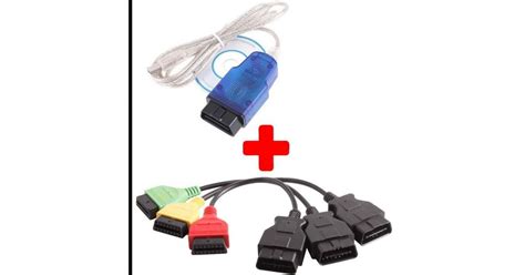 FiatEcuScan kábel adapterek