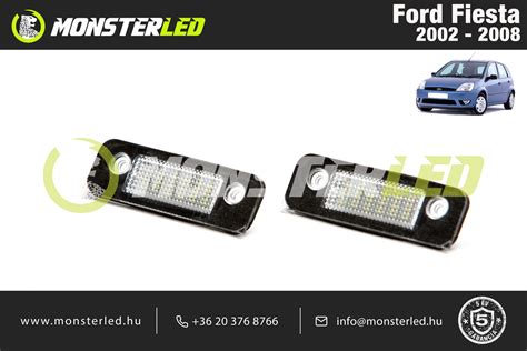 Ford Fiesta Mk5 rendszámtábla világítás csere videó