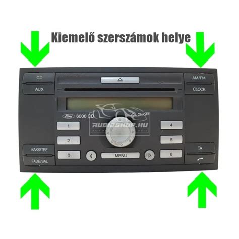 Ford Mondeo rádió kiszedő eszközök